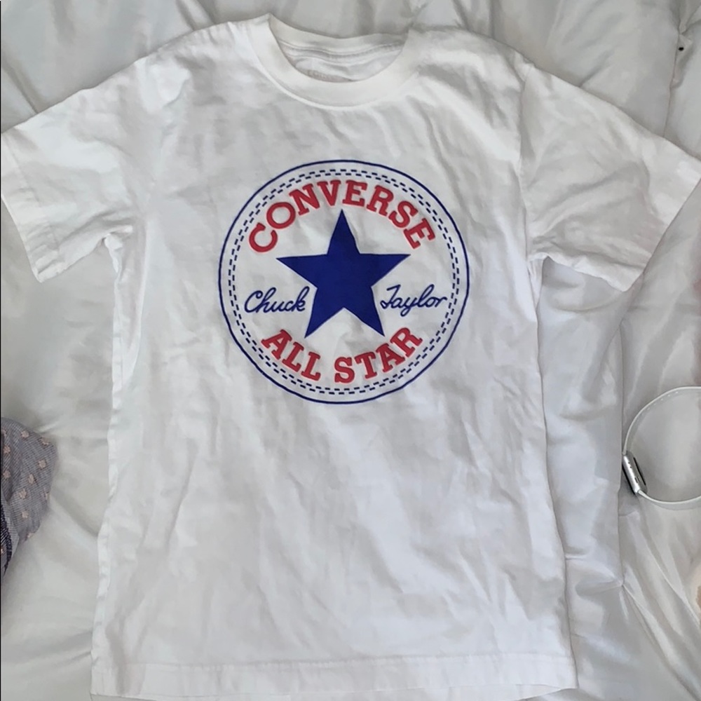 Brand New Converse Blue and red tee